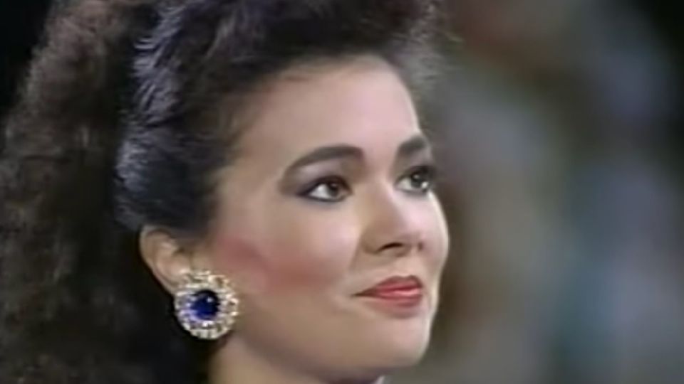 Amanda Olivares Miss México 1988. Foto: Especial