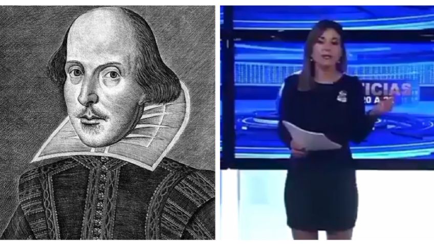 VIDEO VIRAL: Conductora anuncia la muerte de William Shakespeare... 4 siglos después