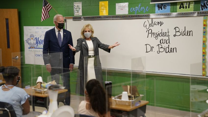 "fueron TERRIBLES, pero al menos podíamos dormir", confiesan NIÑOS a Joe Biden por las clases en LÍNEA : VIDEO