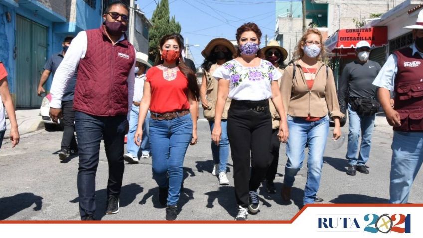 Clara Brugada reconoce talento y trabajo de albañiles para transformación de Iztapalapa