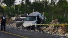 Candidato sufre accidente automovilístico en Bacalar