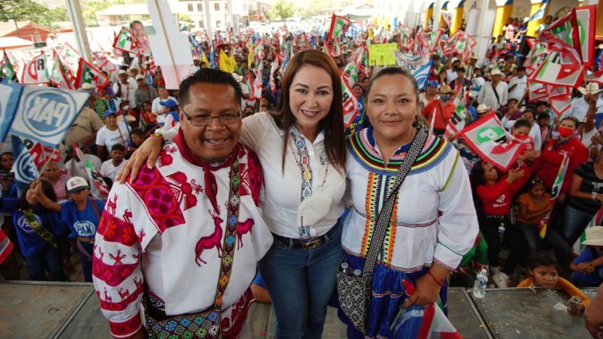 Gloria Núñez cierra campaña en la sierra de Nayarit