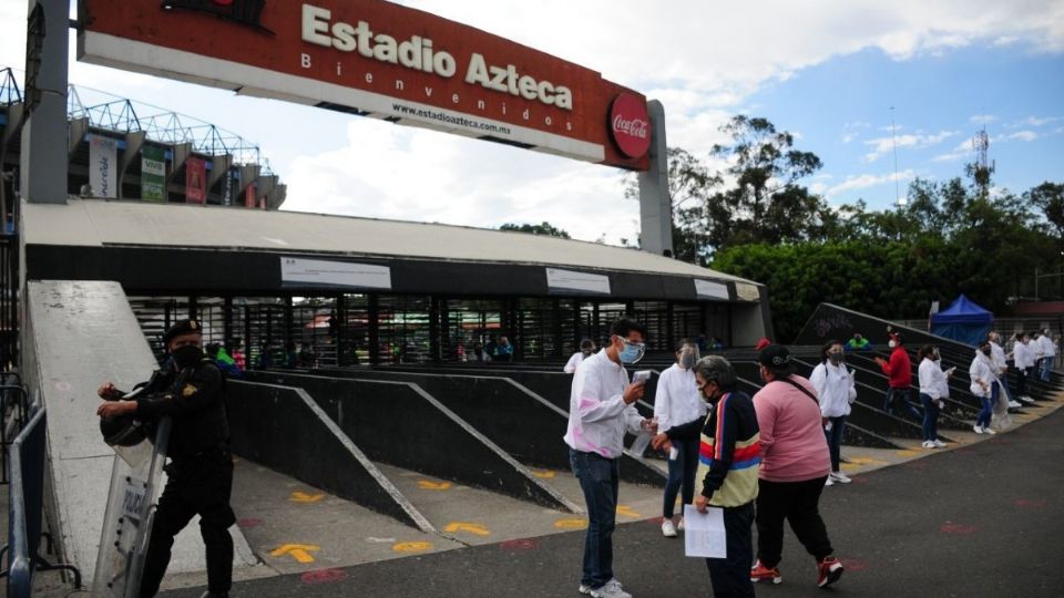 El Estadio Azteca únicamente podrá estar a 25% de su capacidad. Foto: Cuartoscuro