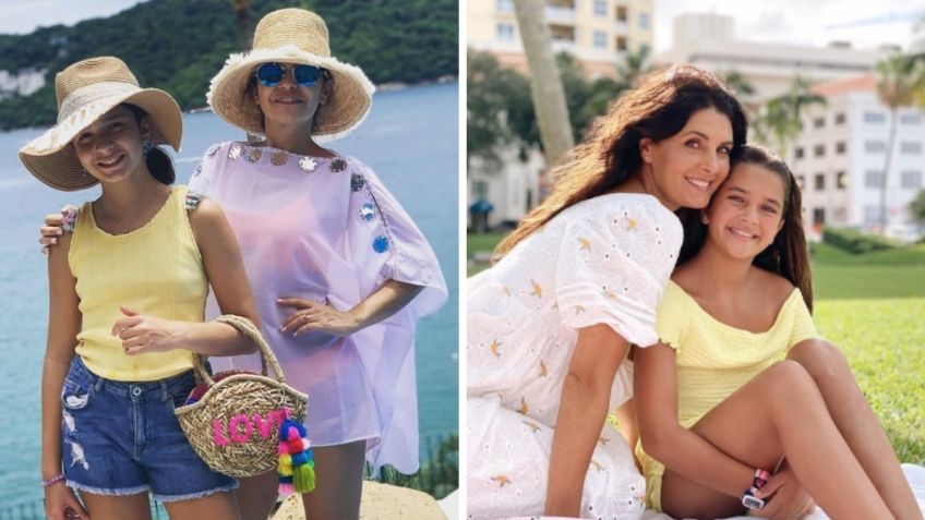 Así es la relación de María y Julia, hijas de Itatí Cantoral y Mayrín Villanueva