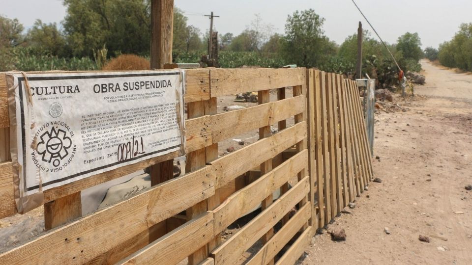 La comunidad de Teotihuacán envió una carta a AMLO para parar la construcción.

Foto: Cuartoscuro