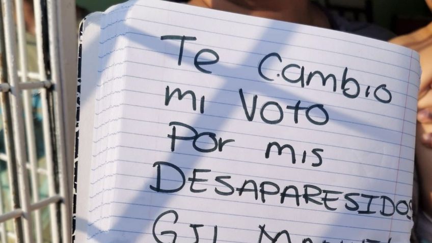 Elecciones en Tamaulipas: ciudadanos cambian votos por sus desaparecidos