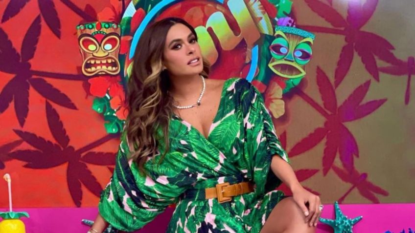 Galilea Montijo trae de regreso la moda de los 80 y seduce con vestido de brillos