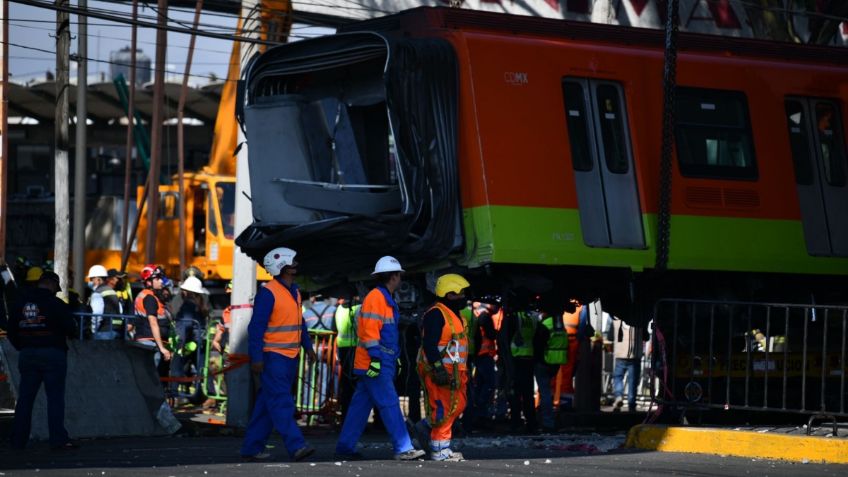 Decretan tres días de luto nacional por accidente en Línea 12 del Metro