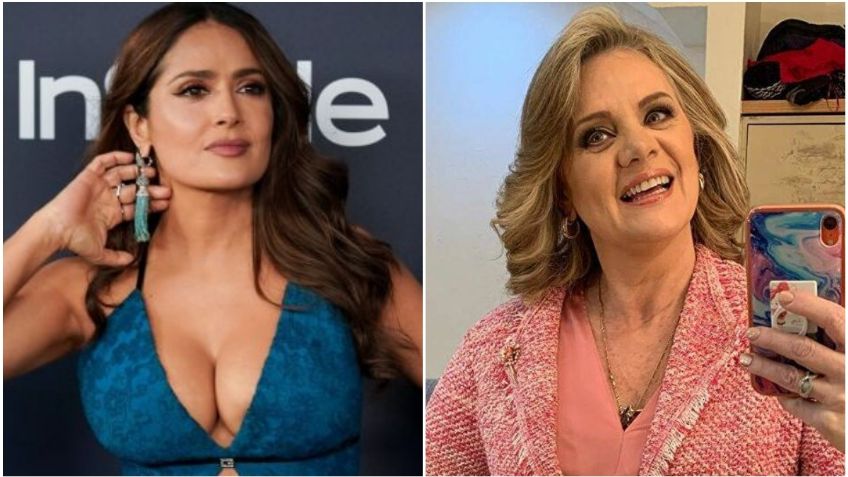 Erika Buenfil reveló que tuvo una relación con un alto funcionario de televisora ¡exnovio de Salma Hayek!