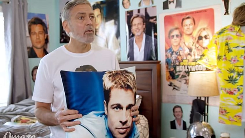 ¿George Clooney es FANÁTICO de Brad Pitt? Por esta RAZÓN tiene miles de FOTOS del actor: VIDEO