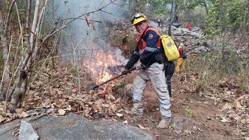 Guerrero combate incendios forestales en 11 puntos del Estado