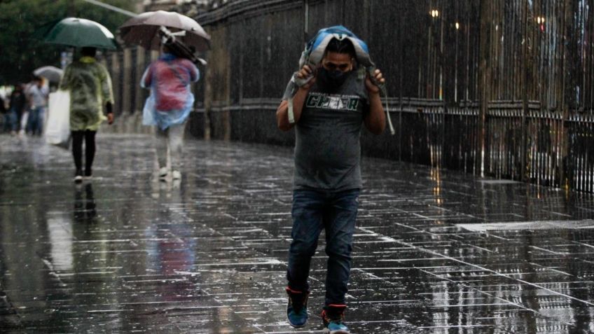 Clima en México: Lloverá todo el día en CDMX; se esperan tormentas eléctricas