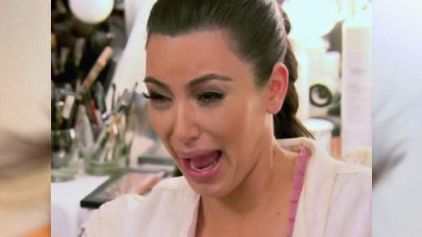 Kim Kardashian lloró y le regaló al Internet otro MEME inolvidable; por esta razón rompió en llanto