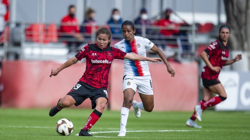 Chivas vence de visita 0-1 a Toluca en cuartos de la Liga Femenil MX