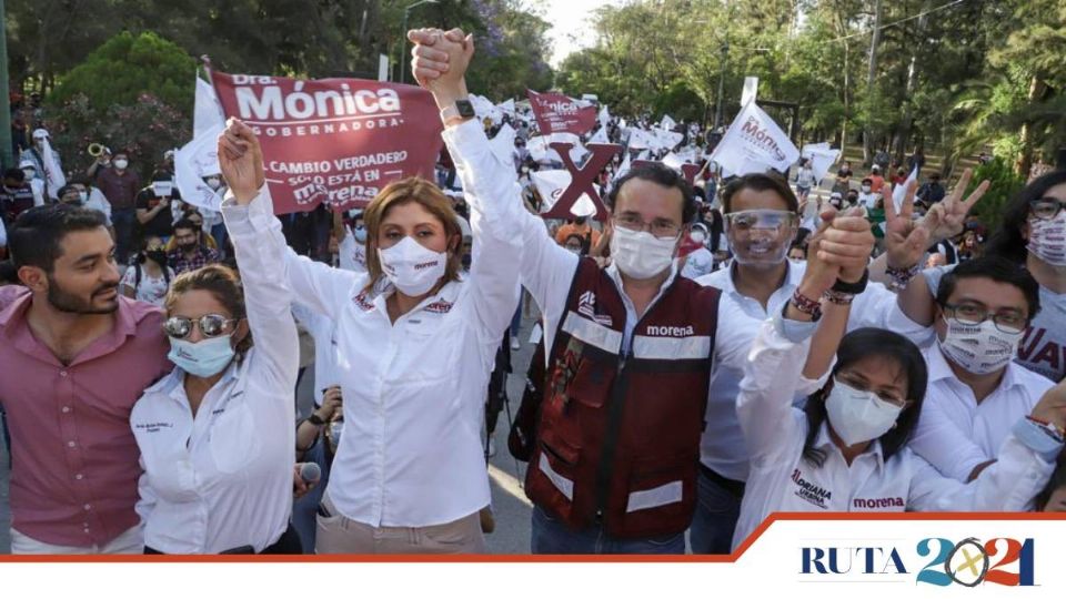 La morenista respondió que prefiere enfocarse en continuar con la campaña y dejar de entrar en conflictos. Foto: Twitter