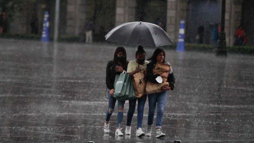 Clima en México: Lluvias fuertes en 5 estados; CDMX con probabilidad de lluvias aisladas y máxima de 28