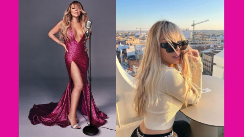 ¿SERÁ? Danna Paola y Mariah Carey son GEMELAS; usuarios dan PRUEBAS de ello