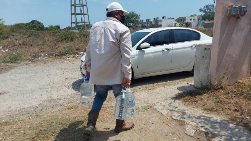 Tamaulipas: Escases de agua provoca cierre de purificadoras y ocasiona caos