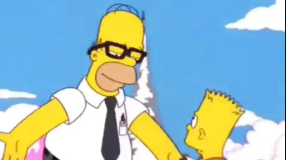 Los Simpsons predijeron la caída del Cohete chino. Foto: captura de pantalla