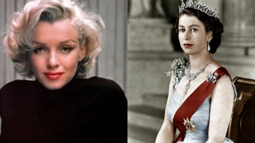 Así fue el glamuroso encuentro entre la reina Isabel II y Marilyn Monroe | VIDEO