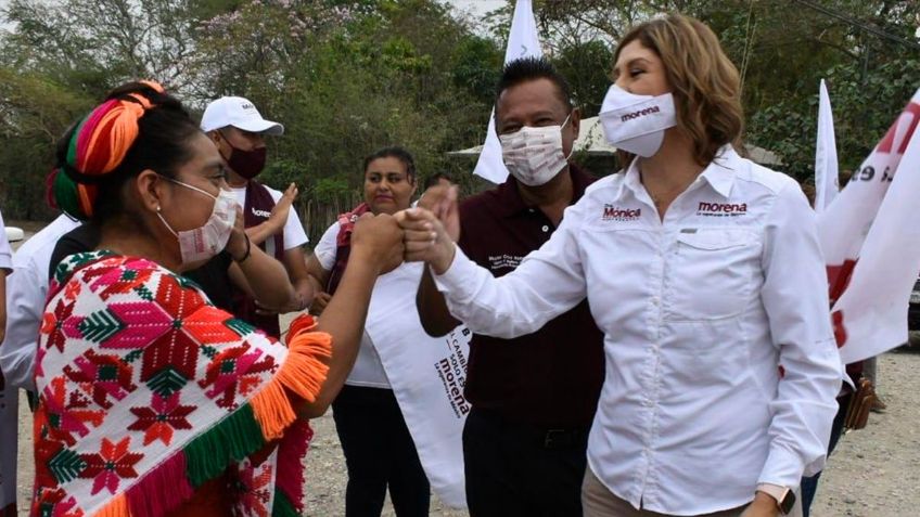 Ricardo Monreal llama a votar por Mónica Rangel en San Luis Potosí