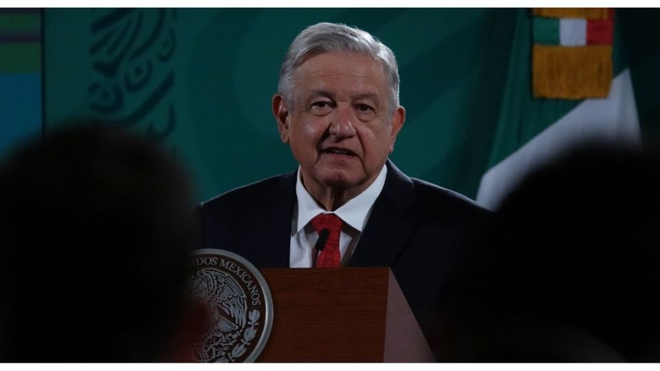 El presidente López Obrador en la Conferencia Mañanera de Palacio Nacional FOTO: Cuartoscuro