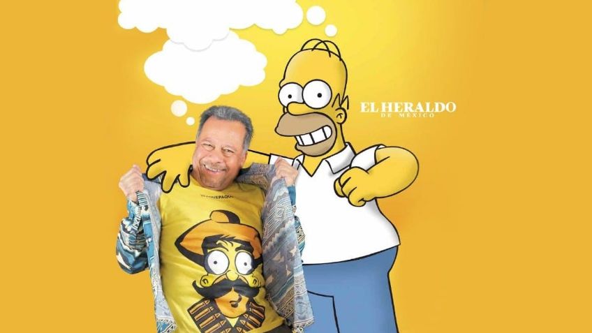 Humberto Vélez vive “sueño amarillo” dando voz a Homero Simpson