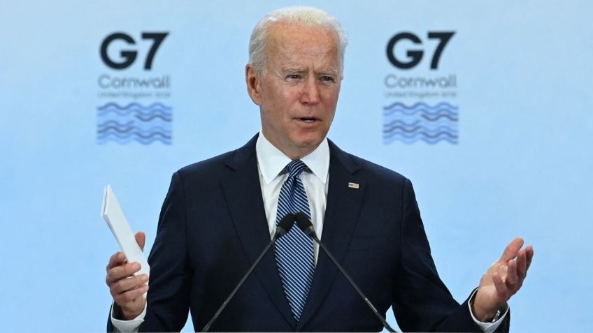 Joe Biden se pierde en cafetería durante cumbre del G7 y desata la risa de los presentes | VIDEO