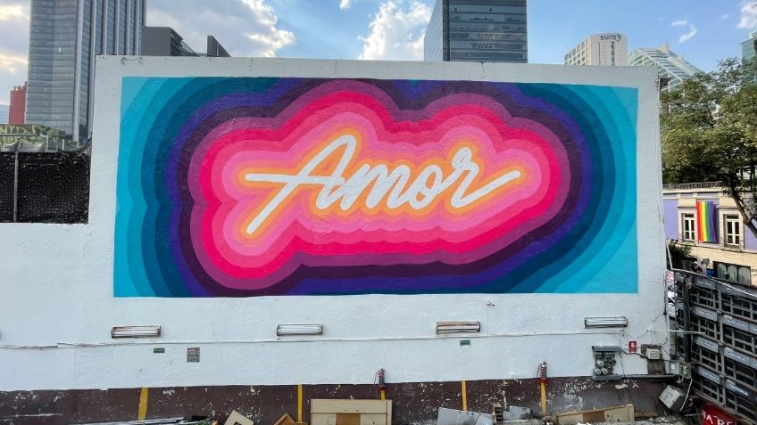 Propagan amor interactivo; conoce el primer mural con realidad aumentada en CDMX