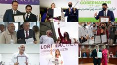 Así recibieron su constancia los gobernadores electos: FOTOS