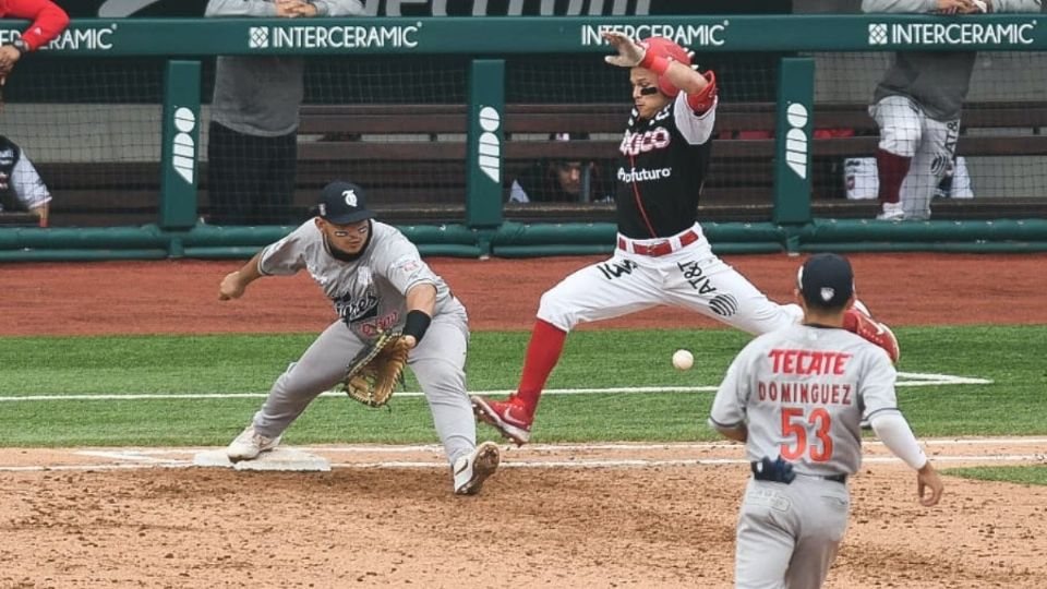 Un espectáculo ofensivo en el Estadio Alfredo Harp Helú catapultó a los Diablos Rojos del México a la primera posición en la Zona Sur FOTO: DIABLOS ROJOS
