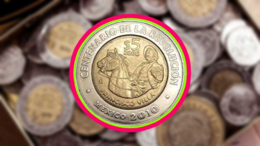 ¡Seguro la tienes! Moneda conmemorativa de Pancho Villa se VENDE hasta en 20 mil pesos