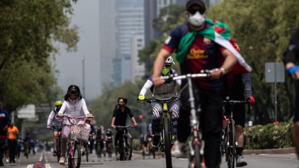 Las autoridades fomentan el uso de la bicileta con rodadas los fines de semana