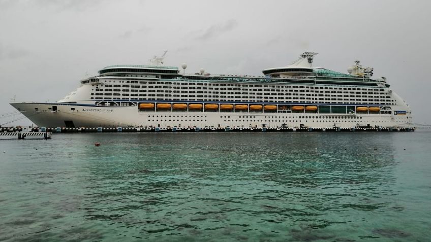 Regresan los cruceros a Cozumel, a más de un año de inactividad por la pandemia