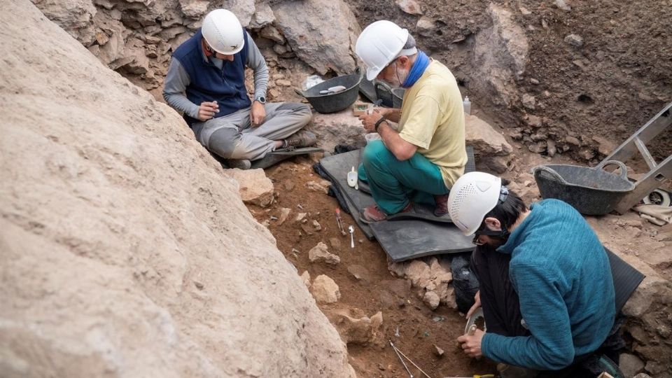 El hallazgo fue en la cueva Gran de Santa Linya (España). Foto: EFE