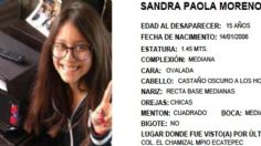 Emiten ficha para localizar a la menor Sandra Paola Moreno Rodríguez; desapareció en Ecatepec