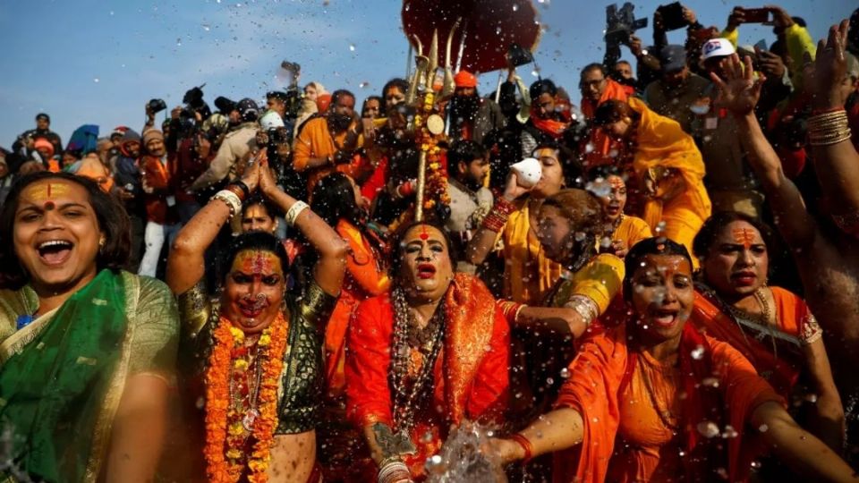 El festival se realizó en la segunda ola de contagios de covid-19 en la India. Foto: Reuters