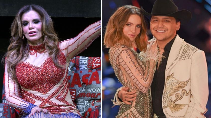 Lucía Méndez pide a Belinda que la invite a su boda con Christian Nodal