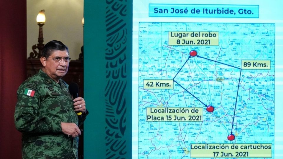 Luis Cresencio Sandoval presentó los resultados de las operaciones realizadas en mayo y junio