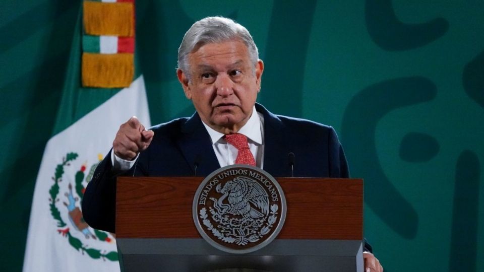 El presidente López Obrador en la Conferencia Mañanera de Palacio Nacional 
FOTO: Cuartoscuro