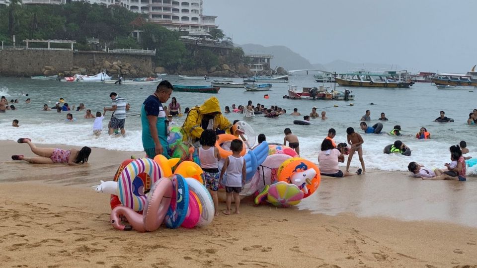 Pese a la tormenta tropical 'Dolores' este sábado Acapulco registra el 57.5 por ciento de ocupación hotelera. FOTO: Karla Benítez