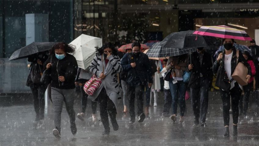 Lluvias vespertinas afectan 8 alcaldías y 6 líneas del Metro; prevén se generalicen