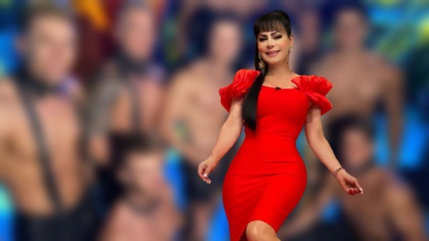 ¿Que hace Maribel Guardia en esta FOTO junto a hombres MUSCULOSOS y en paños menores?