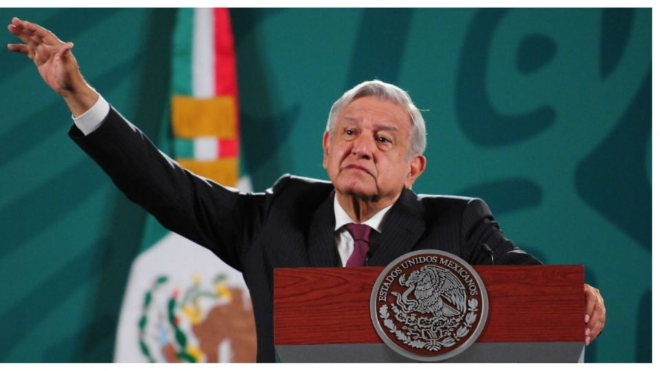 El presidente López Obrador en la Conferencia Mañanera de Palacio Nacional 
FOTO: Cuartoscuro