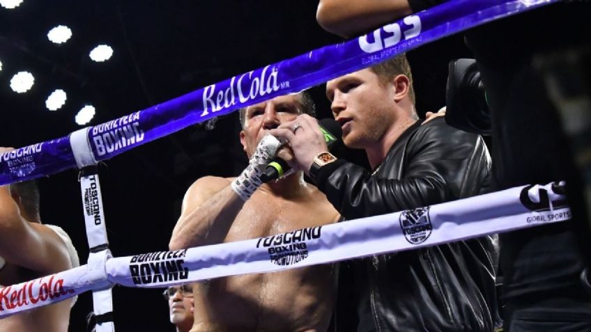 'Canelo' Álvarez y Julio César Chávez juntos en el ring; así se vivió el histórico momento: VIDEO