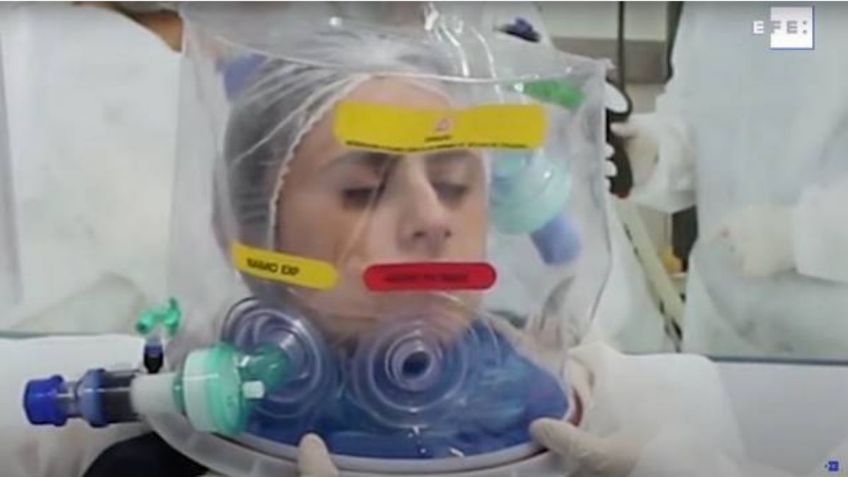 Científicos de Brasil crean casco respiratorio para pacientes Covid-19: VIDEO