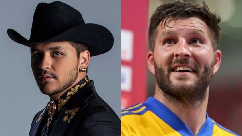 Christian Nodal y Gignac tienen la FOTO que está rompiendo las redes; el cantante se pone la camiseta de TIGRES