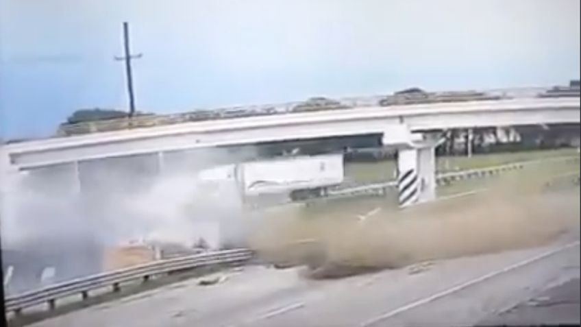 Así fue el DRAMÁTICO accidente en la autopista México-Querétaro; vialidad permanece cerrada VIDEO