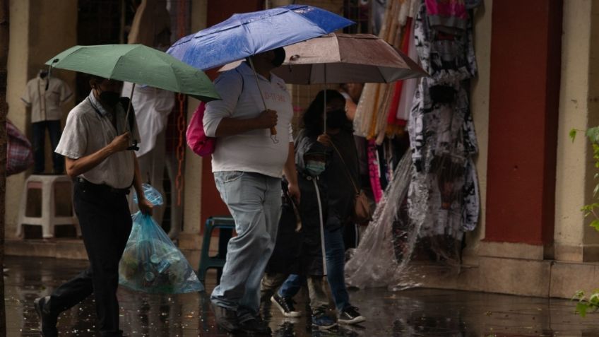 ¡Saca el paraguas! Prevén fuertes lluvias y granizadas en CDMX y EDOMEX | 23 de junio 2021