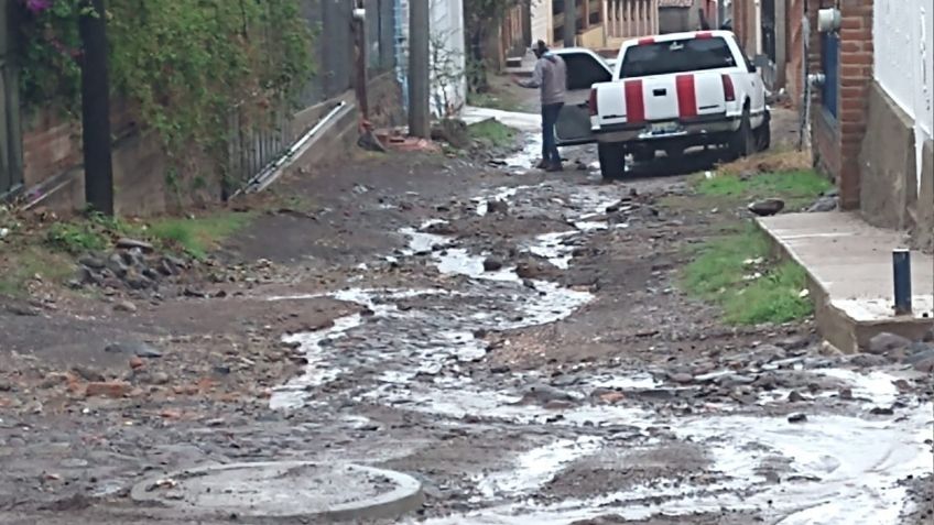 Protección Civil atendió arrastre de materiales en Ocotlán, Jalisco